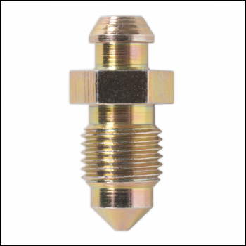 Sealey BS10125 Brake Bleed Screw M10 x 25mm 1mm Pitch - Pack of 10