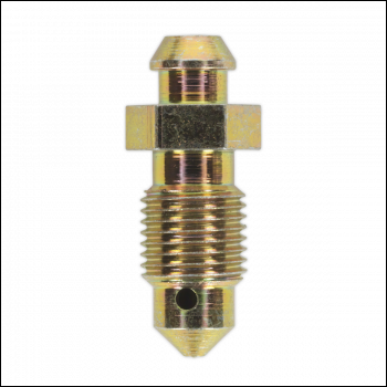 Sealey BS10130 Brake Bleed Screw M10 x 30mm 1mm Pitch - Pack of 10