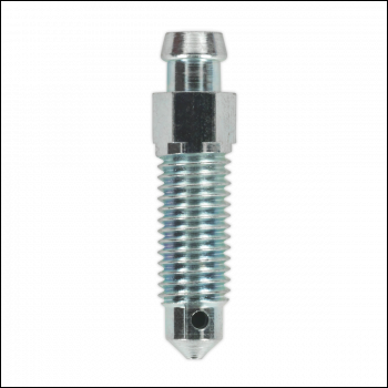 Sealey BS1428 Long Brake Bleed Screw 1/4 inch UNF x 28mm 28tpi - Pack of 10
