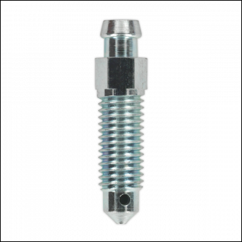 Sealey BS1428 Brake Bleed Screw 1/4 inch UNF x 28mm 28tpi Long Pack of 10