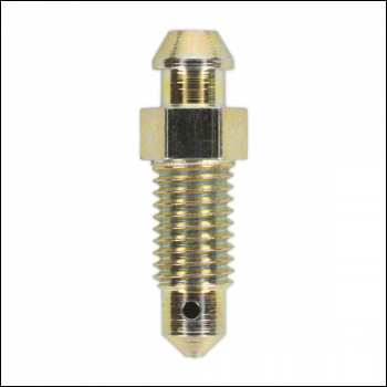 Sealey BS7128 Brake Bleed Screw M7 x 28mm 1mm Pitch - Pack of 10