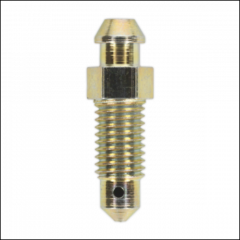 Sealey BS7128 Brake Bleed Screw M7 x 28mm 1mm Pitch Pack of 10