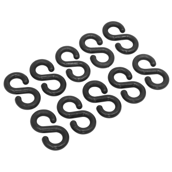 Sealey BSH10 Plastic Chain S-Hook - Pack of 10