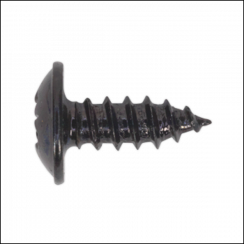 Sealey BST3510 Self-Tapping Pozi Flanged Head Screw 3.5 x 10mm, Black - Pack of 100