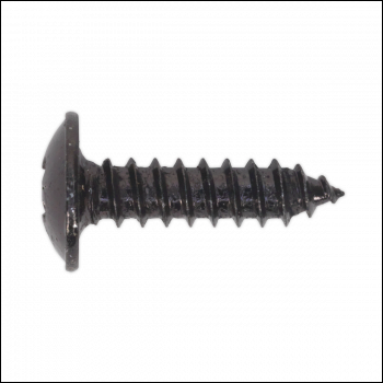 Sealey BST4216 Self-Tapping Pozi Flanged Head Screw 4.2 x 16mm, Black - Pack of 100