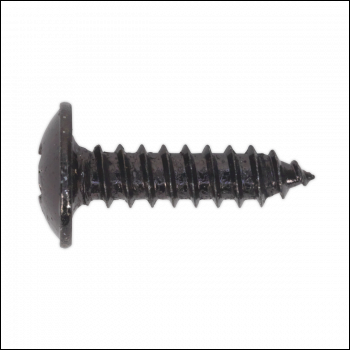 Sealey BST4216 Self-Tapping Screw 4.2 x 16mm Flanged Head Black Pozi Pack of 100