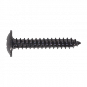 Sealey BST4225 Self-Tapping Pozi Flanged Head Screw 4.2 x 25mm, Black - Pack of 100