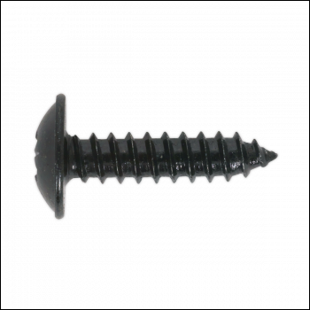 Sealey BST4813 Self-Tapping Pozi Flanged Head Screw 4.8 x 13mm, Black - Pack of 100