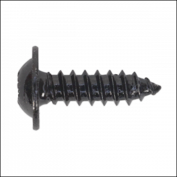 Sealey BST4816 Self-Tapping Pozi Flanged Head Screw 4.8 x 16mm, Black - Pack of 100