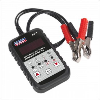 Sealey BT01 Digital Battery & Alternator Tester 12V