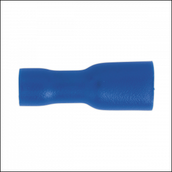 Sealey BT15 Fully Insulated Female Terminal 4.8mm, Blue - Pack of 100