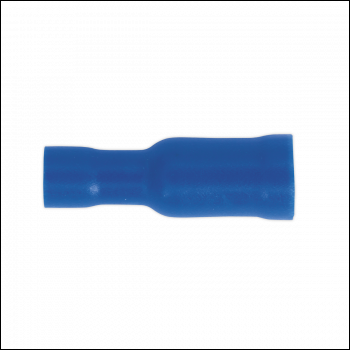 Sealey BT22 Female Socket Terminal 5mm, Blue - Pack of 100