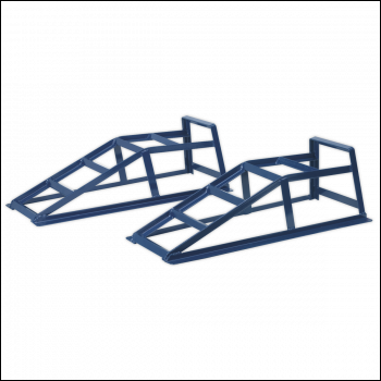 Sealey CAR2000 Car Ramps 1 Tonne Capacity per Ramp 2 Tonne Capacity per Pair