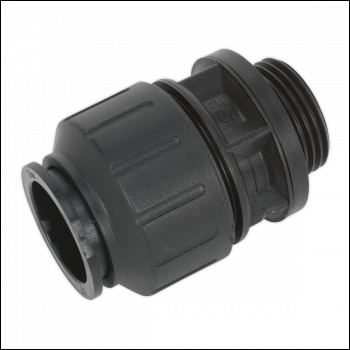 Sealey CAS28SA Speedfit® Straight Adaptor 28mm x 1 inch BSP - Pack of 2