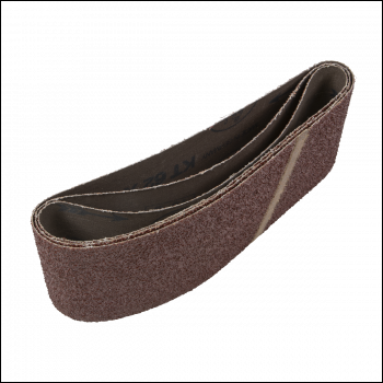 Sealey CB16124/3 100 x 610mm Sanding Belt 24Grit - Pack of 3