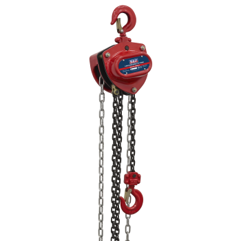 Sealey CB500 2.5m Chain Block 0.5 Tonne
