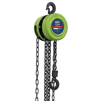 Sealey CB500E 2.5m Chain Block 0.5 Tonne