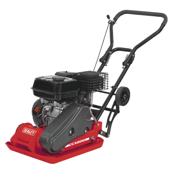 Sealey CCX200 Petrol Plate Compactor with Wheel Kit 61kg Capacity