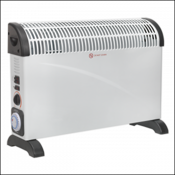 Sealey CD2005TT Convector Heater with Turbo, Timer & Thermostat 2000W/230V