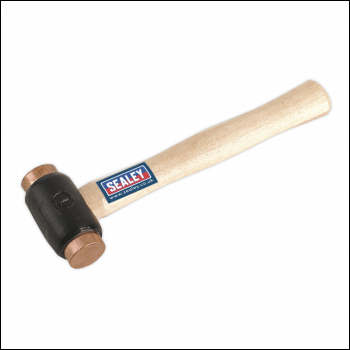 Sealey CFH02 Premier Copper Faced Hammer with Hickory Shaft 1.75lb