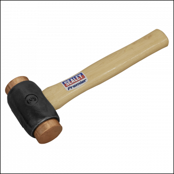 Sealey CFH04 Premier Copper Faced Hammer with Hickory Shaft 4.3lb