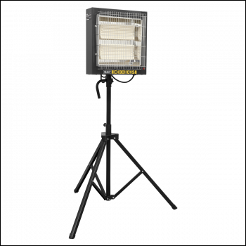 Sealey CH30110VS Ceramic Heater with Tripod Stand 1.2/2.4kW, 110V