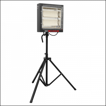 Sealey CH30S Ceramic Heater with Tripod Stand 1.4/2.8kW, 230V