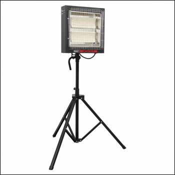 Sealey CH30S Ceramic Heater with Tripod Stand 1.4/2.8kW 230V