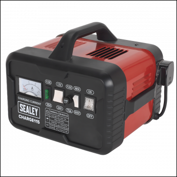 Sealey CHARGE115 12/24V Battery Charger 19A 230V