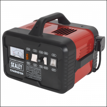 Sealey CHARGE124 12/24V Battery Charger 28A 230V