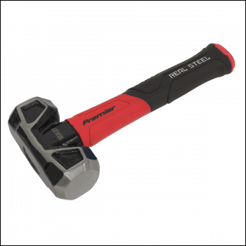 Sealey CHG30 Premier Club Hammer with Fibreglass Shaft 3lb