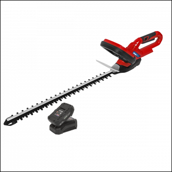 Sealey CHT20VCOMBO2 SV20 Series 52cm Cordless Hedge Trimmer 20V 2Ah with Battery & Charger