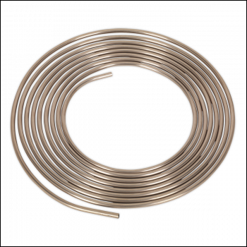 Sealey CNP005 Brake Pipe Seamless Tube Cupro-Nickel 22 Gauge 5/16 inch  x 25ft BS EN 12449 CW024A