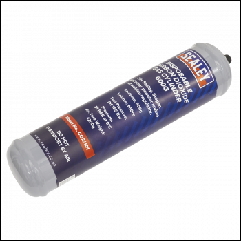 Sealey CO2/101 Disposable Carbon Dioxide Gas Cylinder 600g
