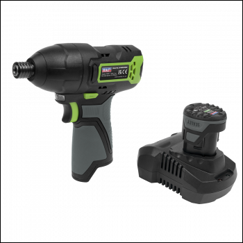 Sealey CP108VCID Cordless Impact Driver 1/4 inch Hex Drive 10.8V 2Ah SV10.8 Series