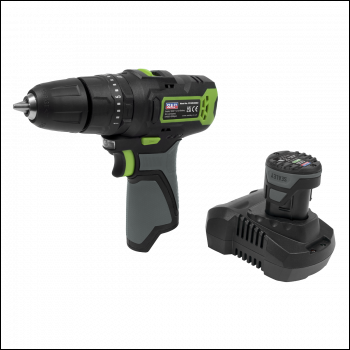 Sealey CP108VDD SV10.8 Series 10mm Cordless Combi Drill Kit 10.8V 2Ah