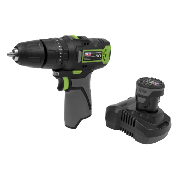 Sealey CP108VDDEU SV10.8 Series 10mm Cordless Combi Drill Kit 10.8V 2Ah - Euro Plug