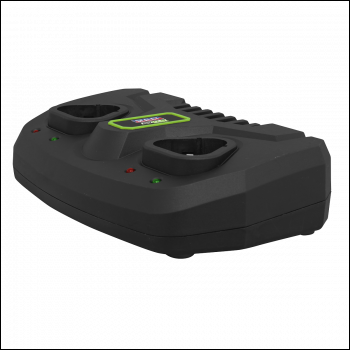 Sealey CP108VMC2 Fast Charge Dual Battery Charger for 10.8V SV10.8 Series