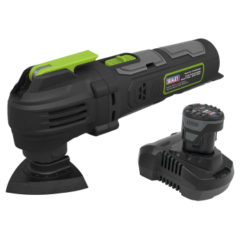 Sealey CP108VMTEU SV10.8 Series Cordless Multi-Tool Kit 10.8V 2Ah - Euro Plug