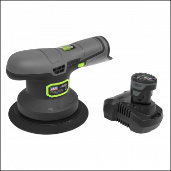 Sealey CP108VSP SV10.8 Series 150mm Cordless Dual Action Sander/Polisher Kit 10.8V 2Ah