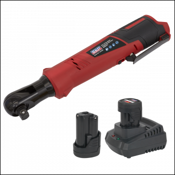Sealey CP1209KIT Cordless Ratchet Wrench Kit 1/2 inch Sq Drive 12V SV12 Series - 2 Batteries