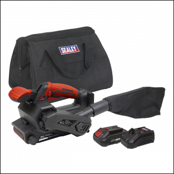 Sealey CP20VBSKIT1 SV20 Series Cordless Belt Sander Kit 20V 2Ah