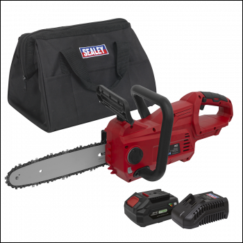 Sealey CP20VCHSKIT1 SV20 Series 25cm Cordless Chainsaw Kit 20V 4Ah