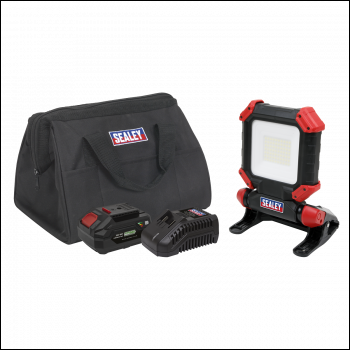 Sealey CP20VCLKIT1 SV20 Series 15W Cordless SMD LED Worklight Kit 20V 4Ah