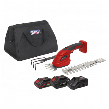 Sealey CP20VGT3KIT SV20 Series 3-in-1 Cordless Garden Tool 20V - 2 Batteries