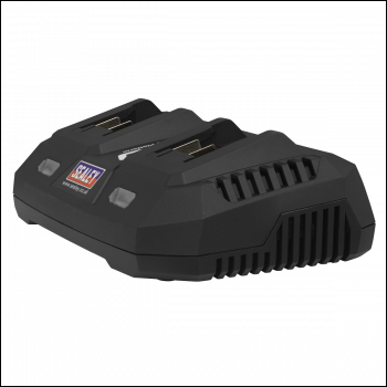 Sealey CP20VMC2 SV20 Series Fast Charge Dual Battery Charger 20V