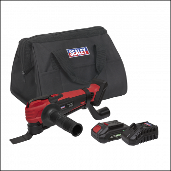 Sealey CP20VMTKIT1 SV20 Series Cordless Oscillating Multi-Tool Kit 20V 2Ah