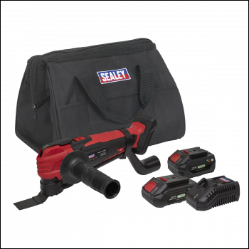 Sealey CP20VMTKIT SV20 Series Cordless Oscillating Multi-Tool Kit 20V - 2 Batteries