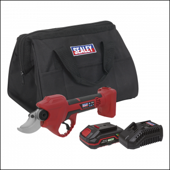 Sealey CP20VPSKIT1 SV20 Series Brushless Cordless Pruning Shears Kit 20V 2Ah