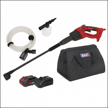 Sealey CP20VPWKIT1 SV20 Series Cordless Pressure Washer Kit 20V 2Ah